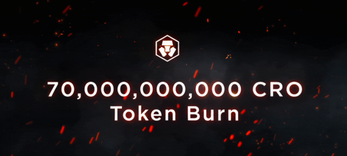 Cro Burn - 70.000.000.000 CRO token burn