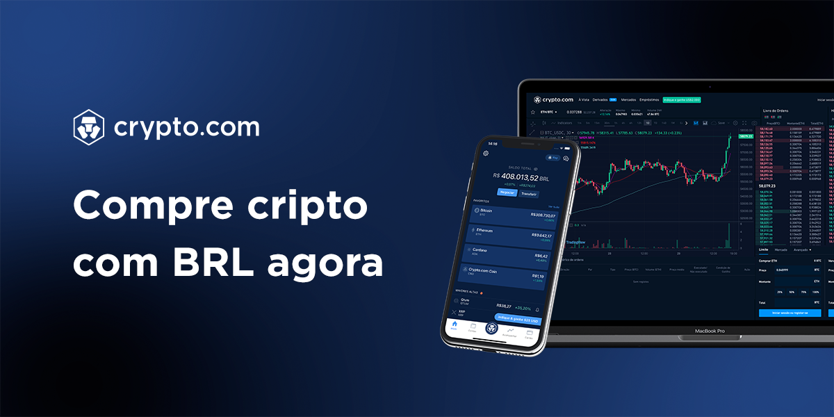 Crypto.com aceita Real BRL a partir de agora