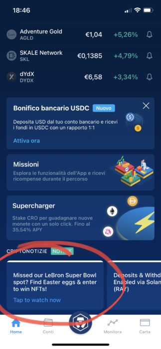 como ganhar um NFT Crypto.com grátis