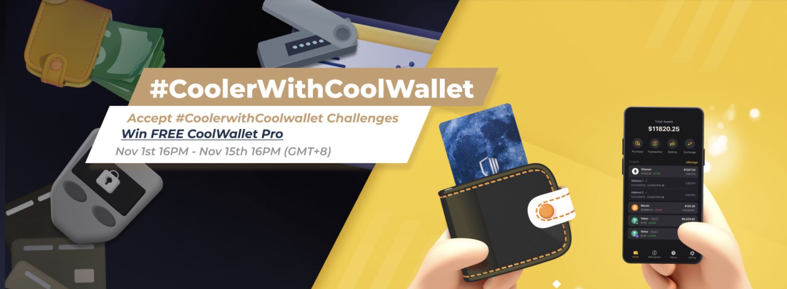 Desafio #CoolerWithCoolWallet