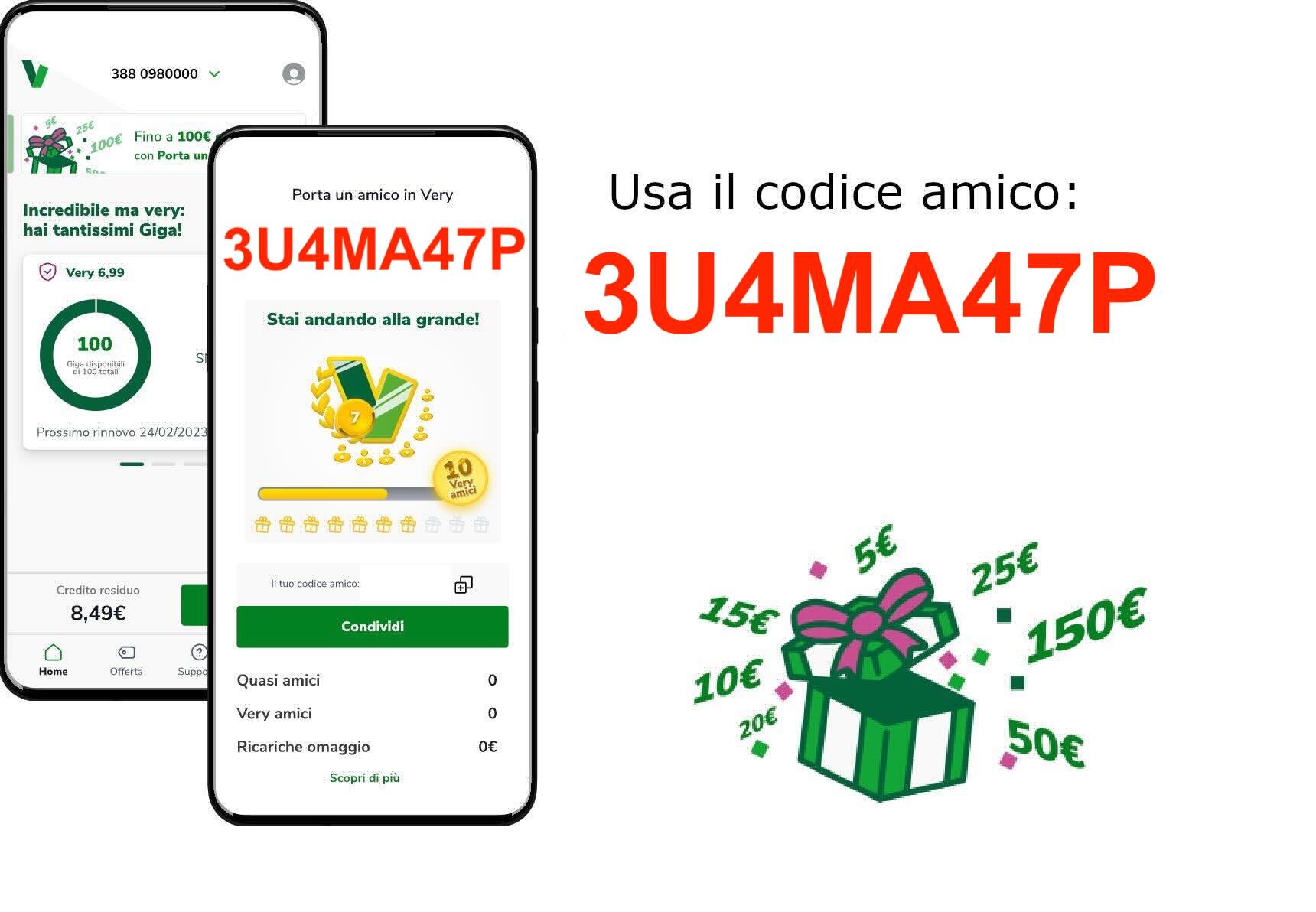 Código Amigo Very Mobile Itália, operadora de celular boa e barata
