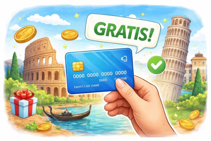 Cartão de Crédito Grátis na Itália - onde pedir o seu