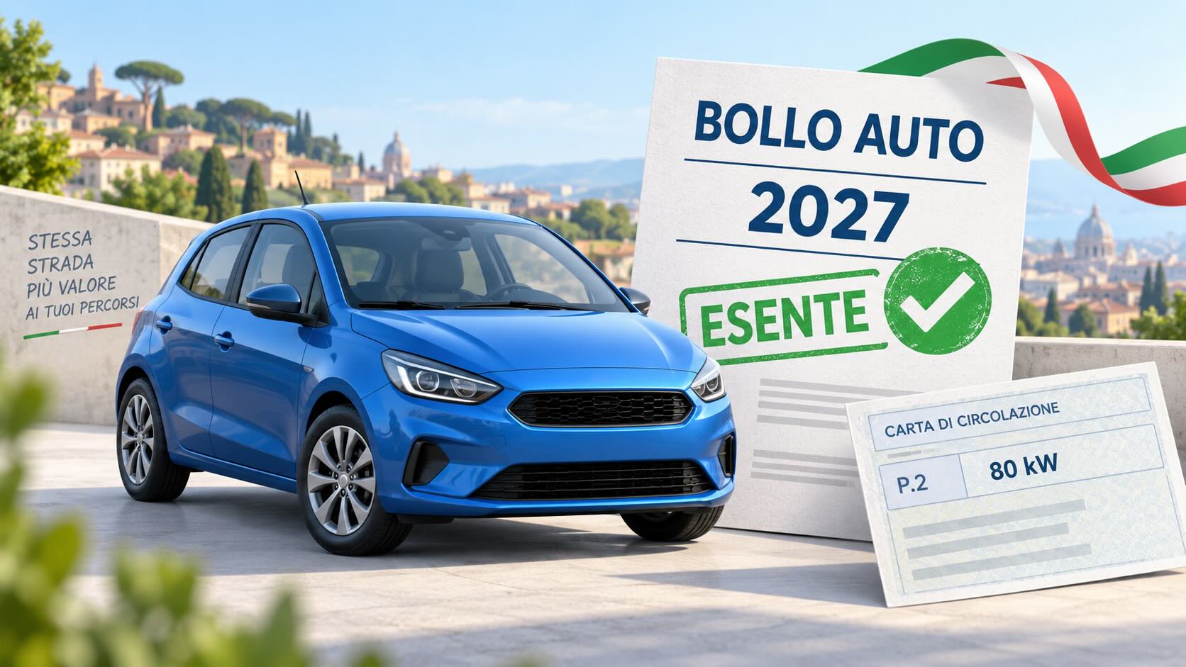 Bollo auto 2027: quem não precisará pagar na Itália